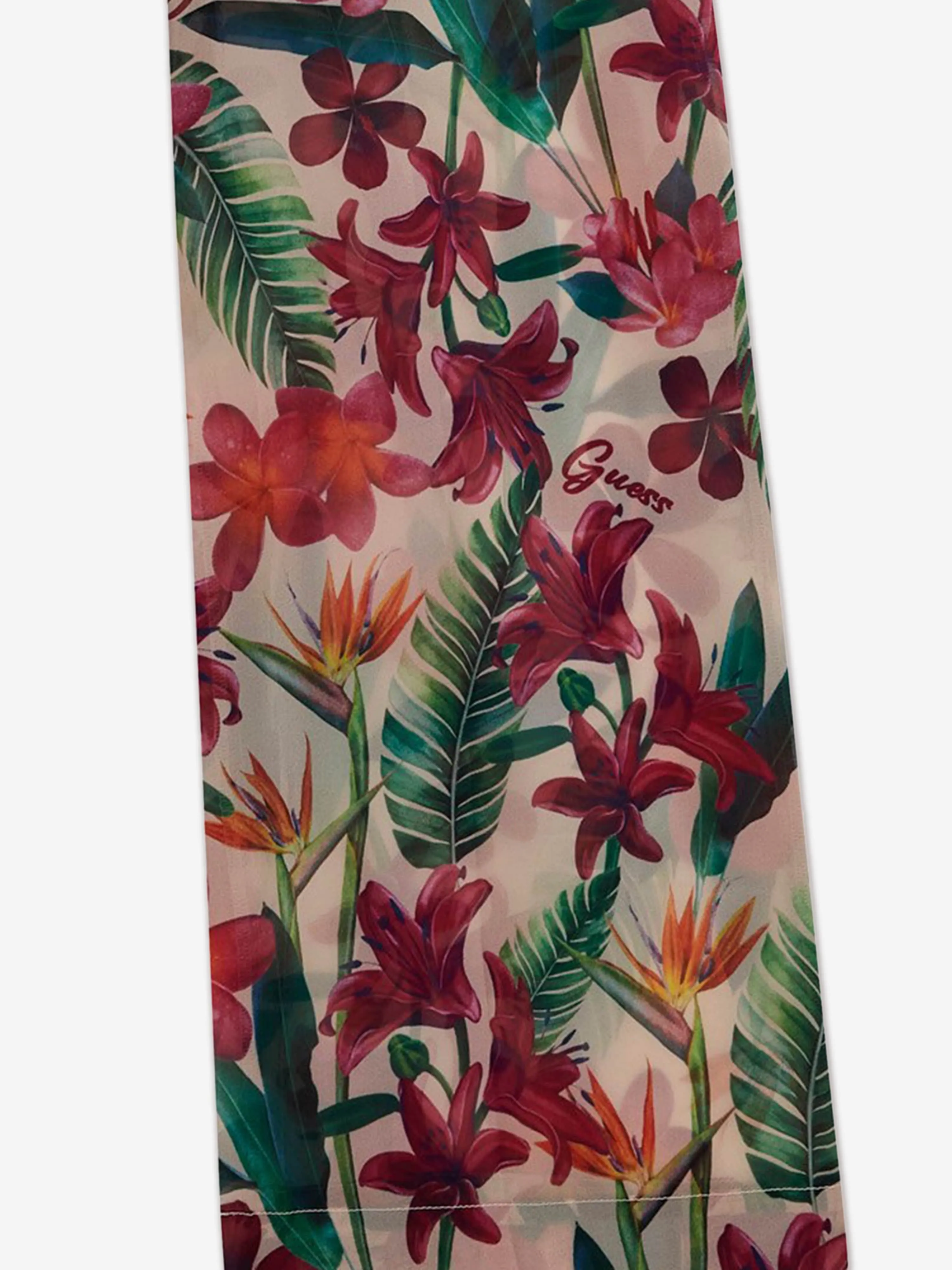 Girls Chiffon Floral Palazzo Pants in Multicolour