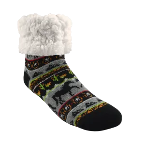 Grey Horse - Original Size Pudus Slipper Socks