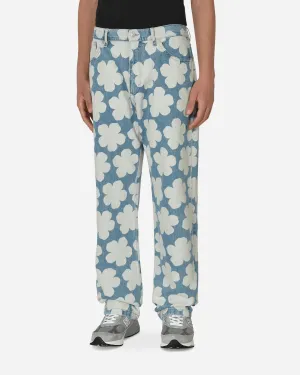 Hana Dots Loose Fit Jeans Blue