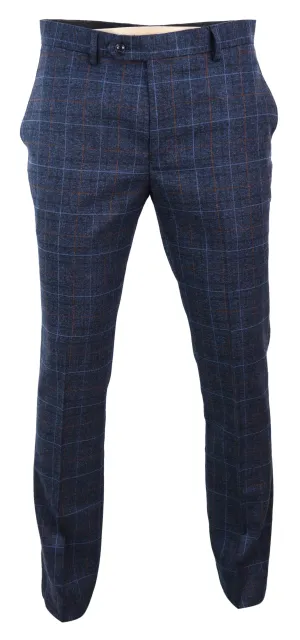 Harvey Tweed Check Trousers