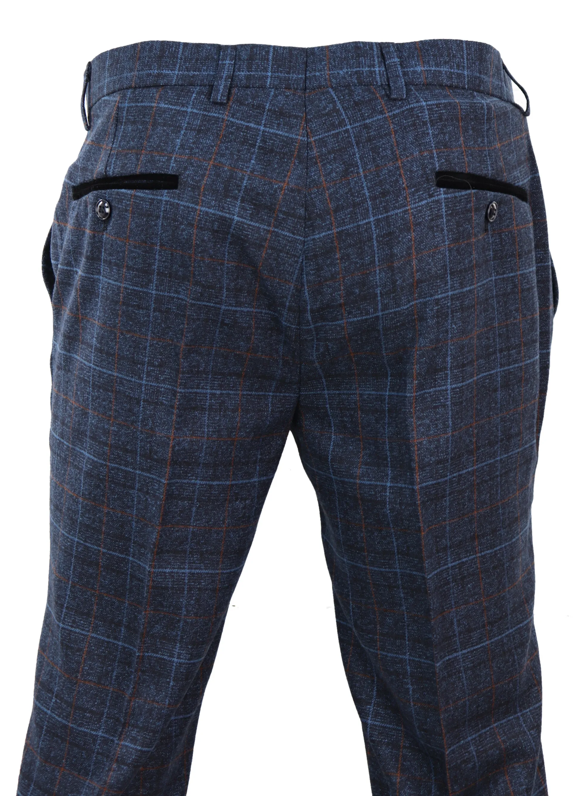 Harvey Tweed Check Trousers