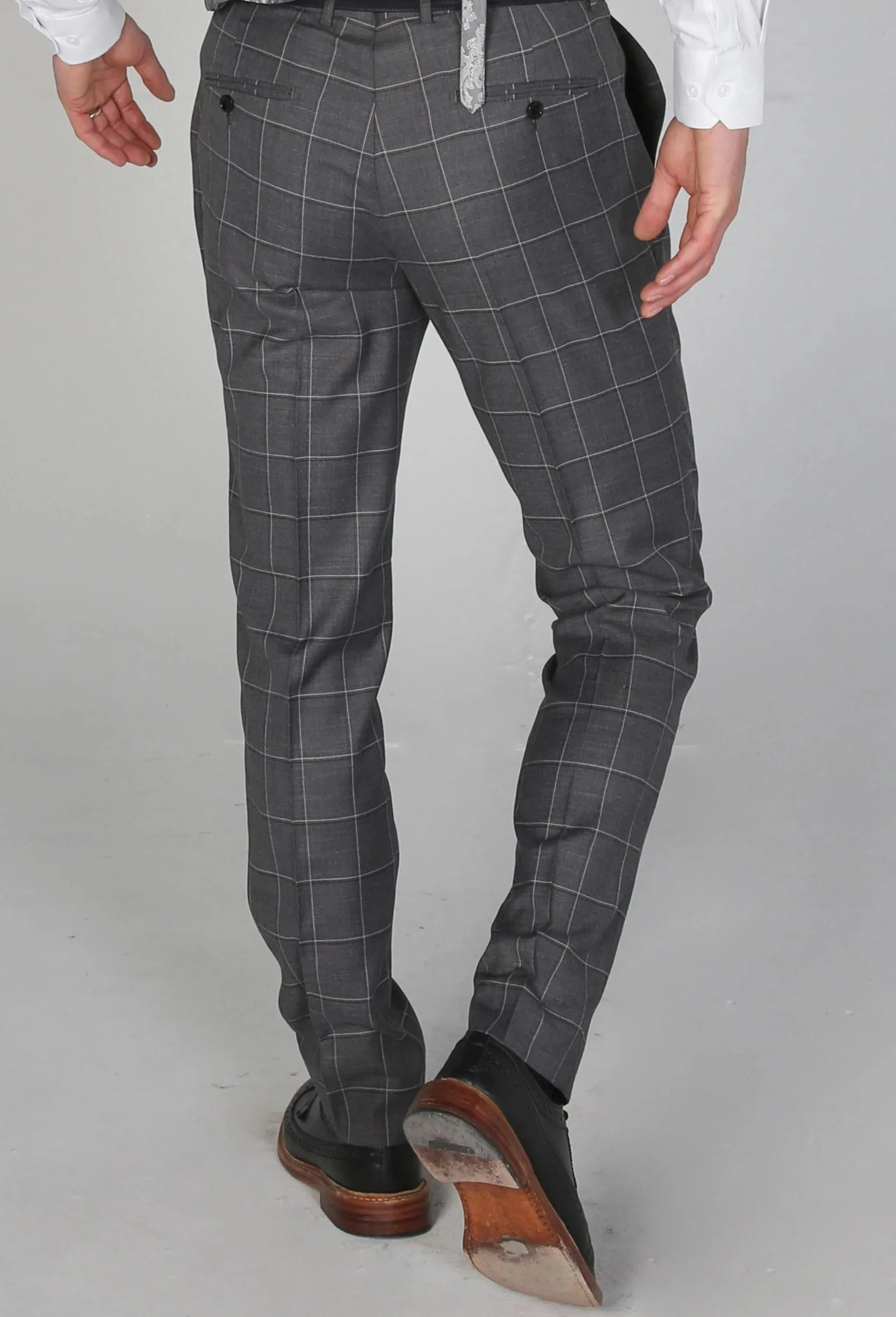 Hobbs Check Trousers Suit Pants