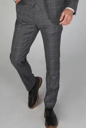 Hobbs Check Trousers Suit Pants