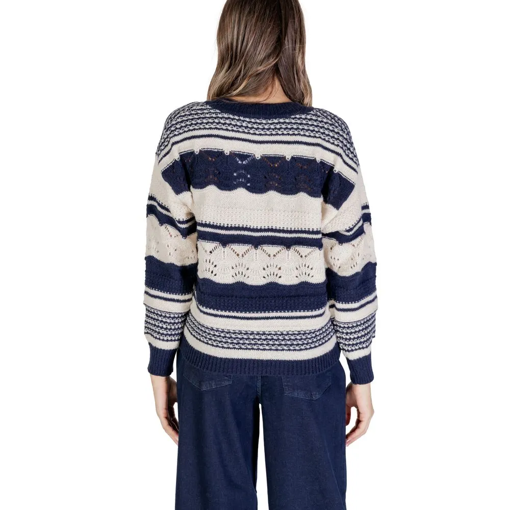 ICHI Polyester Polyester Women's Sweater