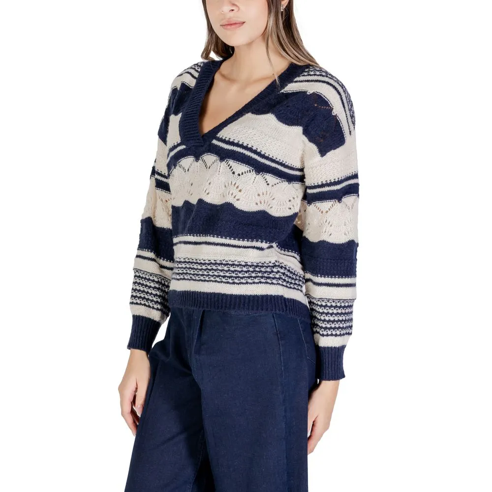 ICHI Polyester Polyester Women's Sweater