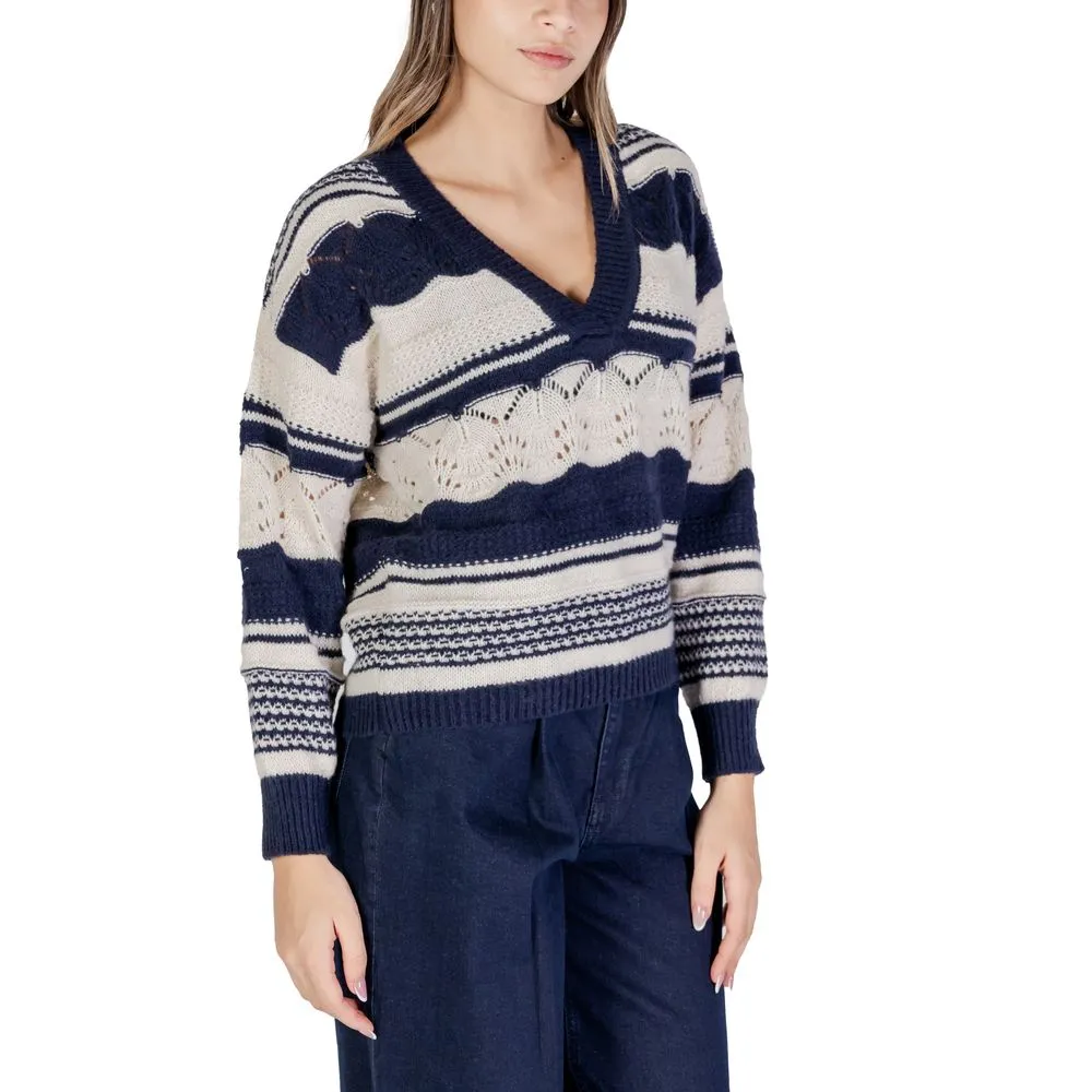 ICHI Polyester Polyester Women's Sweater