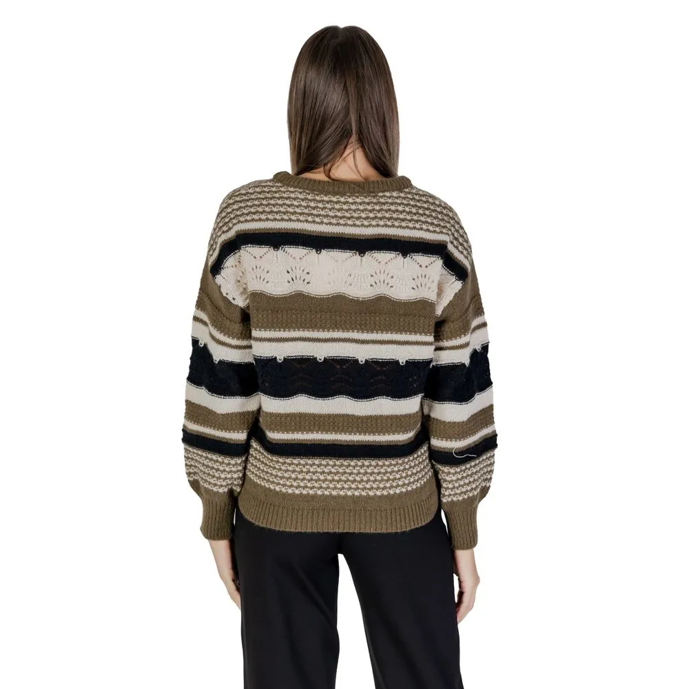 ICHI Polyester Polyester Women's Sweater