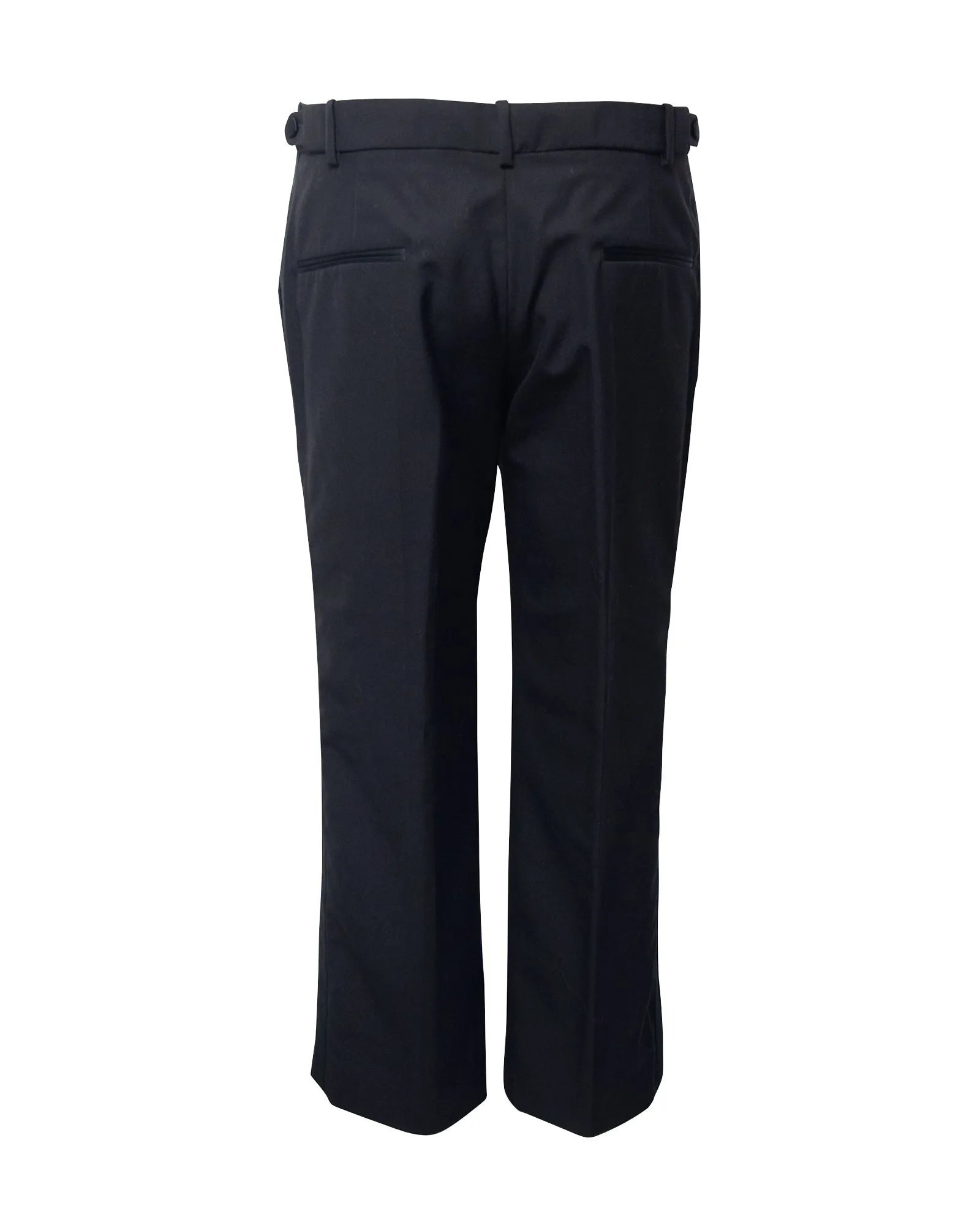 Isabel Marant Cropped Tailored Trousers in Black Wool