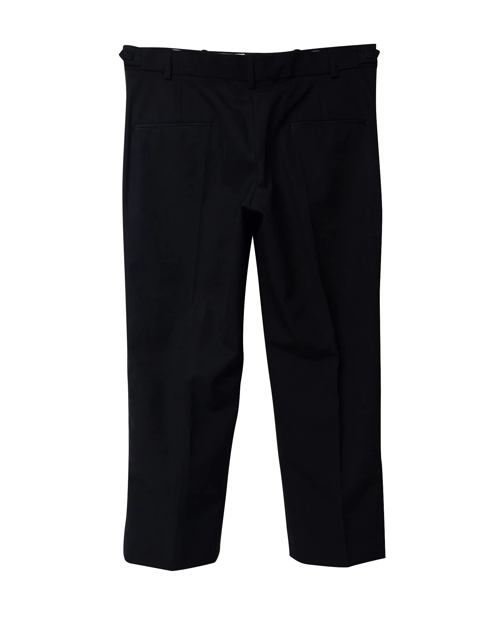 Isabel Marant Cropped Tailored Trousers in Black Wool