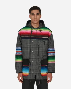 Jay Kay Striped Check Jacket Grey