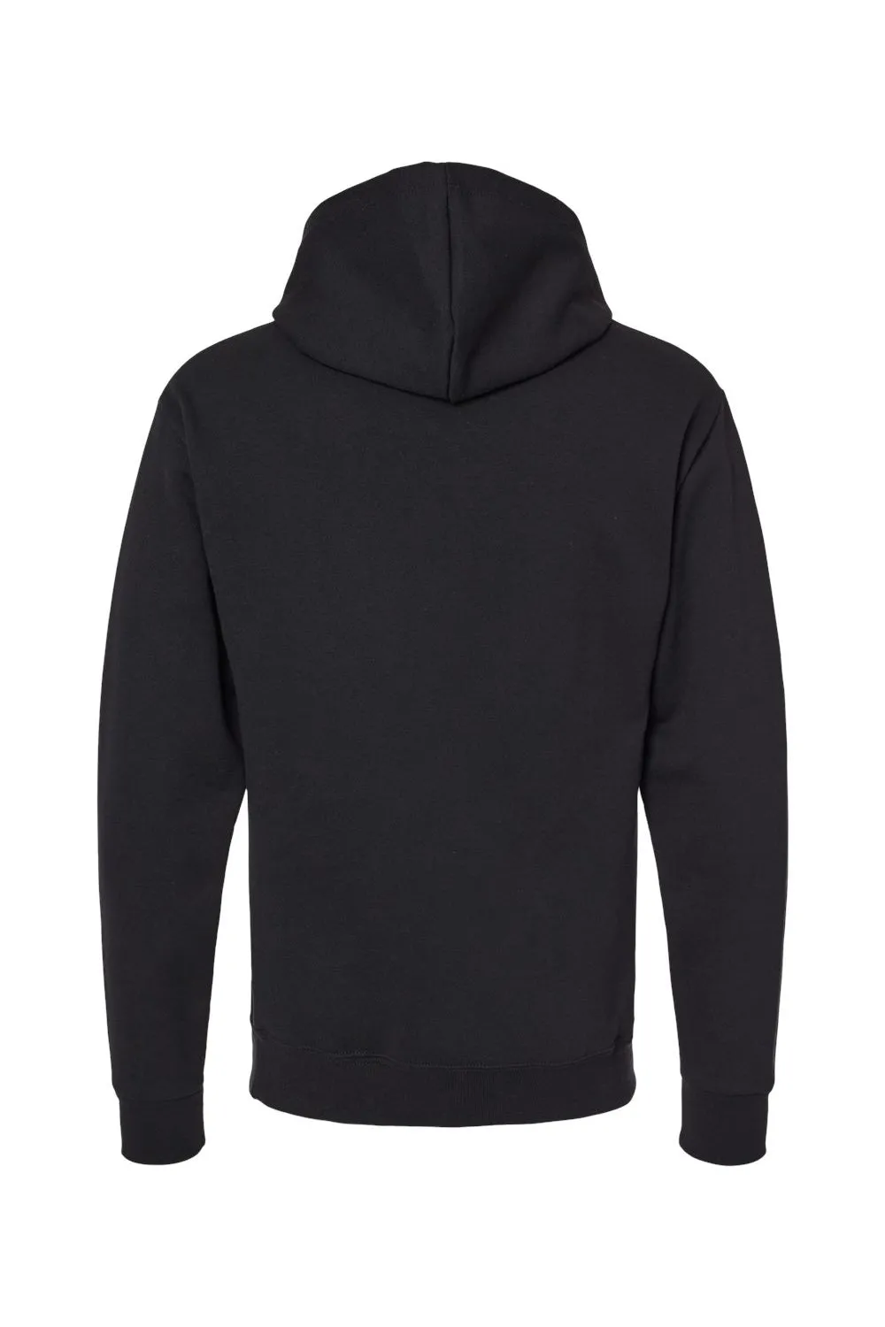 Jerzees Mens NuBlend Fleece Pill Resistant Billboard Hooded Sweatshirt Hoodie w/ Pouch Pocket - Black/White - Closeout