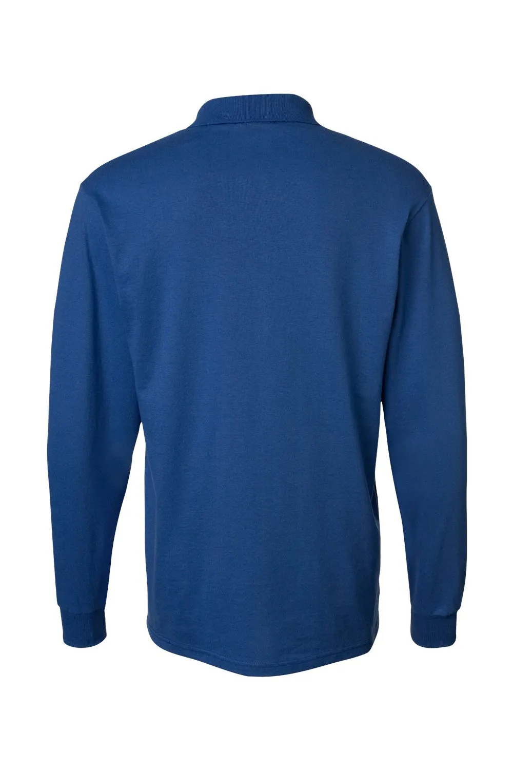 Jerzees Mens SpotShield Stain Resistant Long Sleeve Polo Shirt - Royal Blue