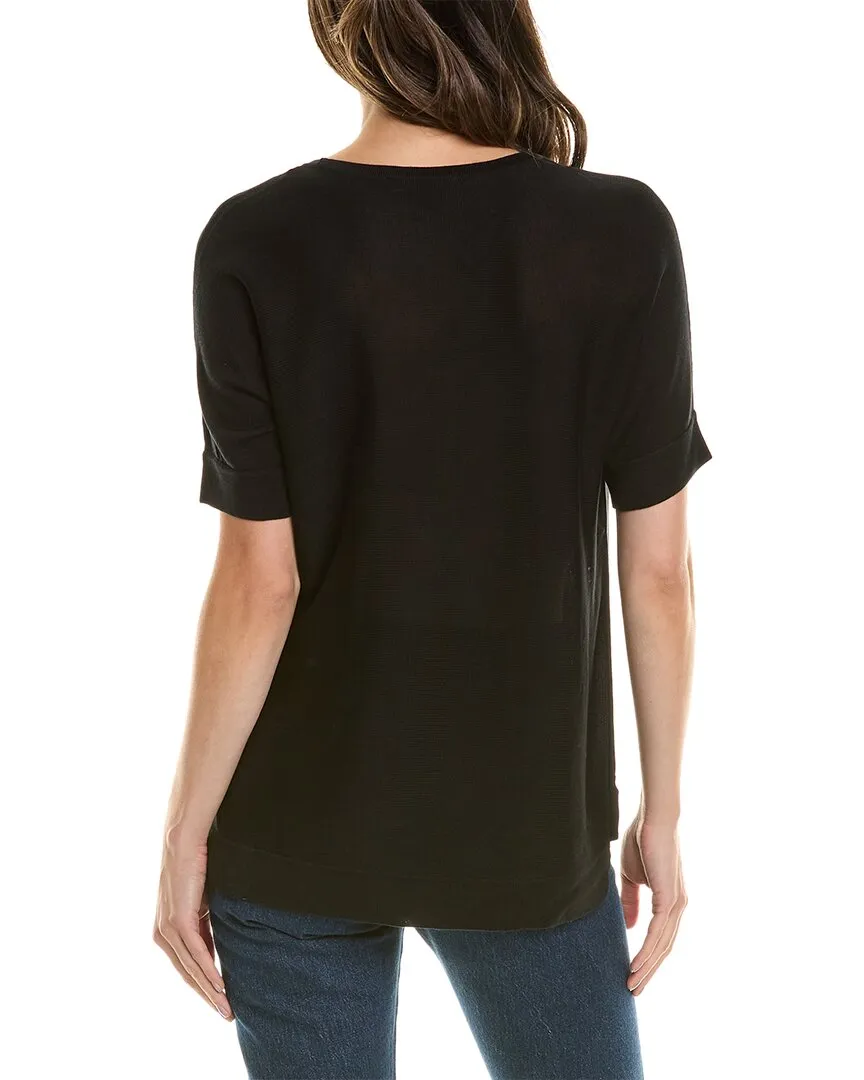 Joan Vass Elbow-Sleeve Pullover
