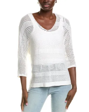 Joseph Ribkoff Open Knit Tunic