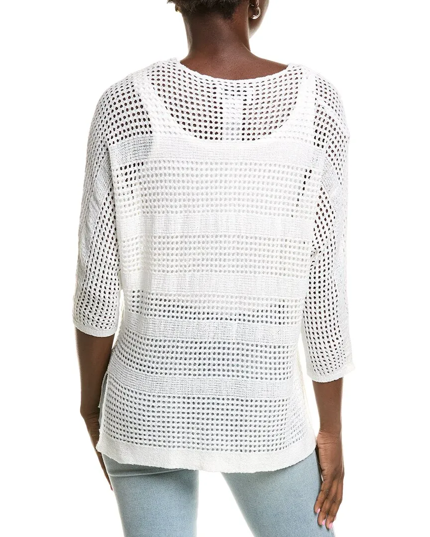 Joseph Ribkoff Open Knit Tunic
