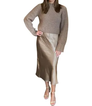 Kaz Sweater & Dress In Umber