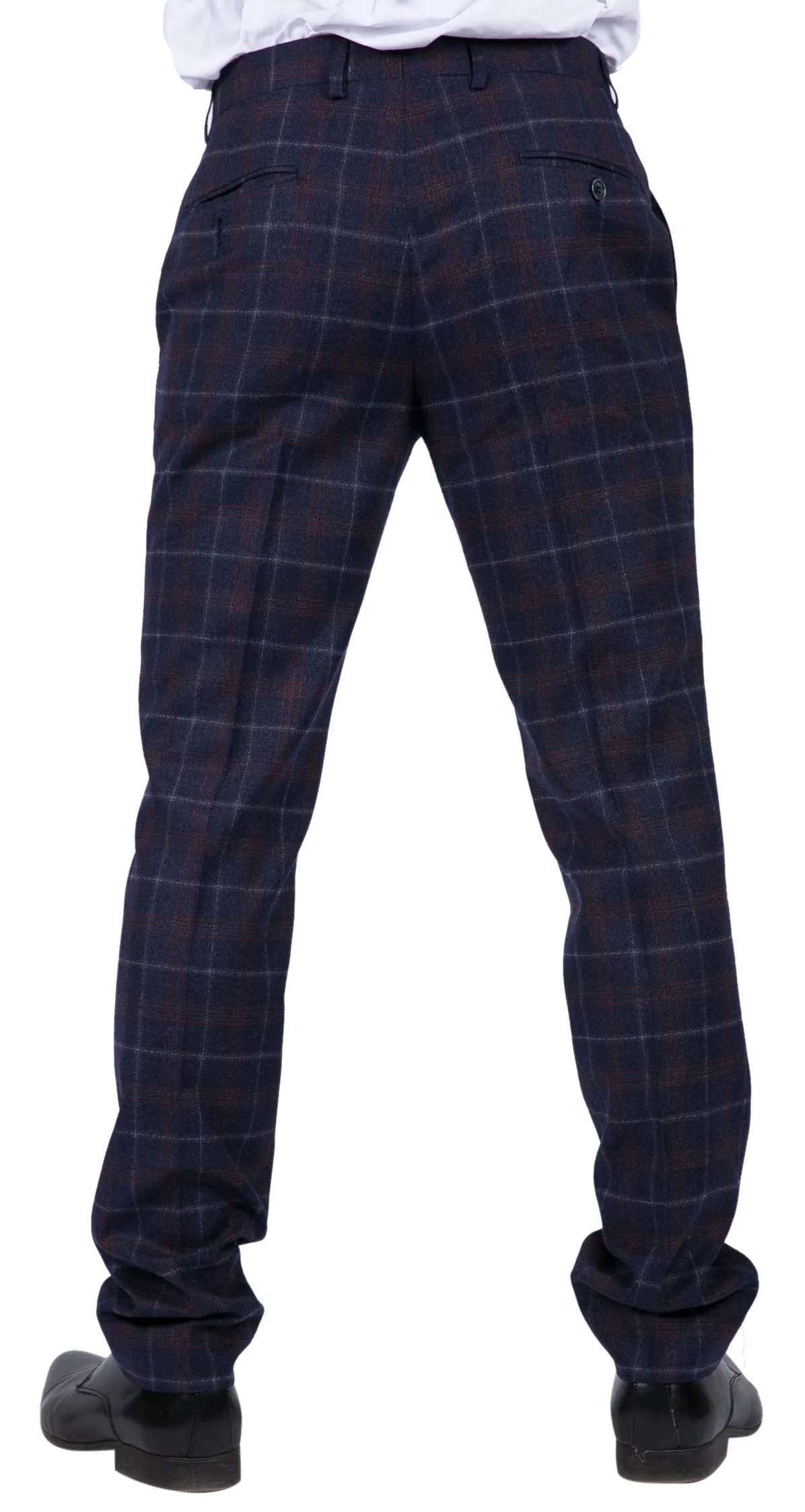 Kenneth Tweed Check Trousers Blinders