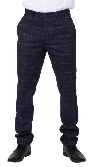 Kenneth Tweed Check Trousers Blinders