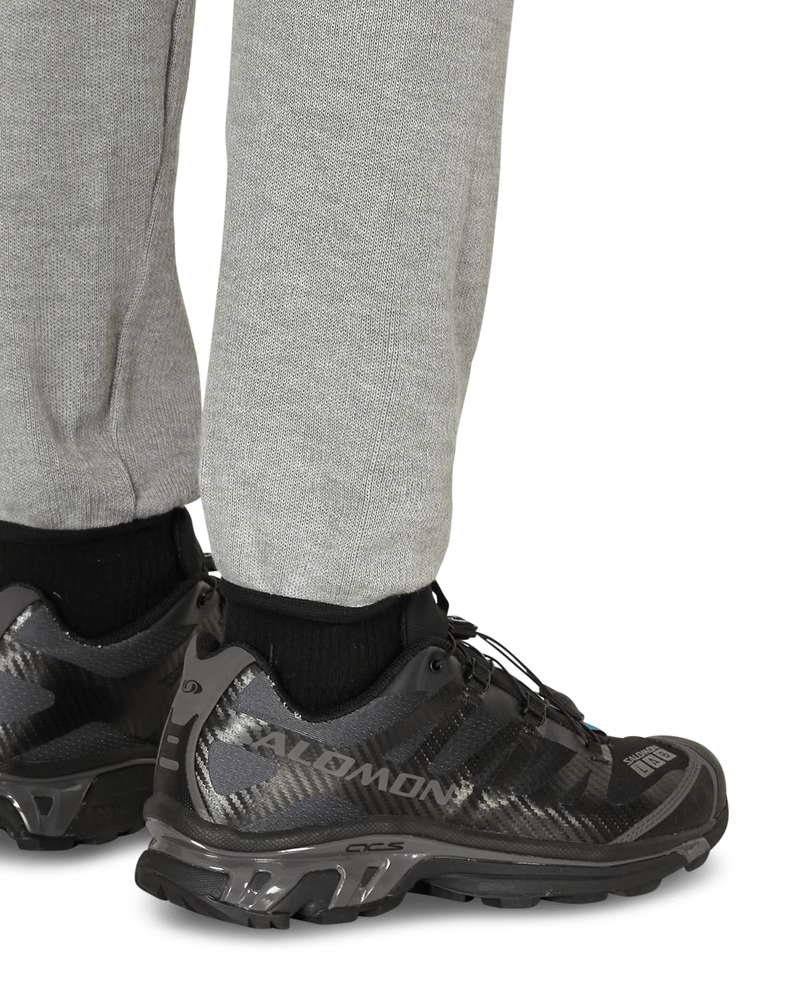 Knitted Underlayer Long Pants Grey