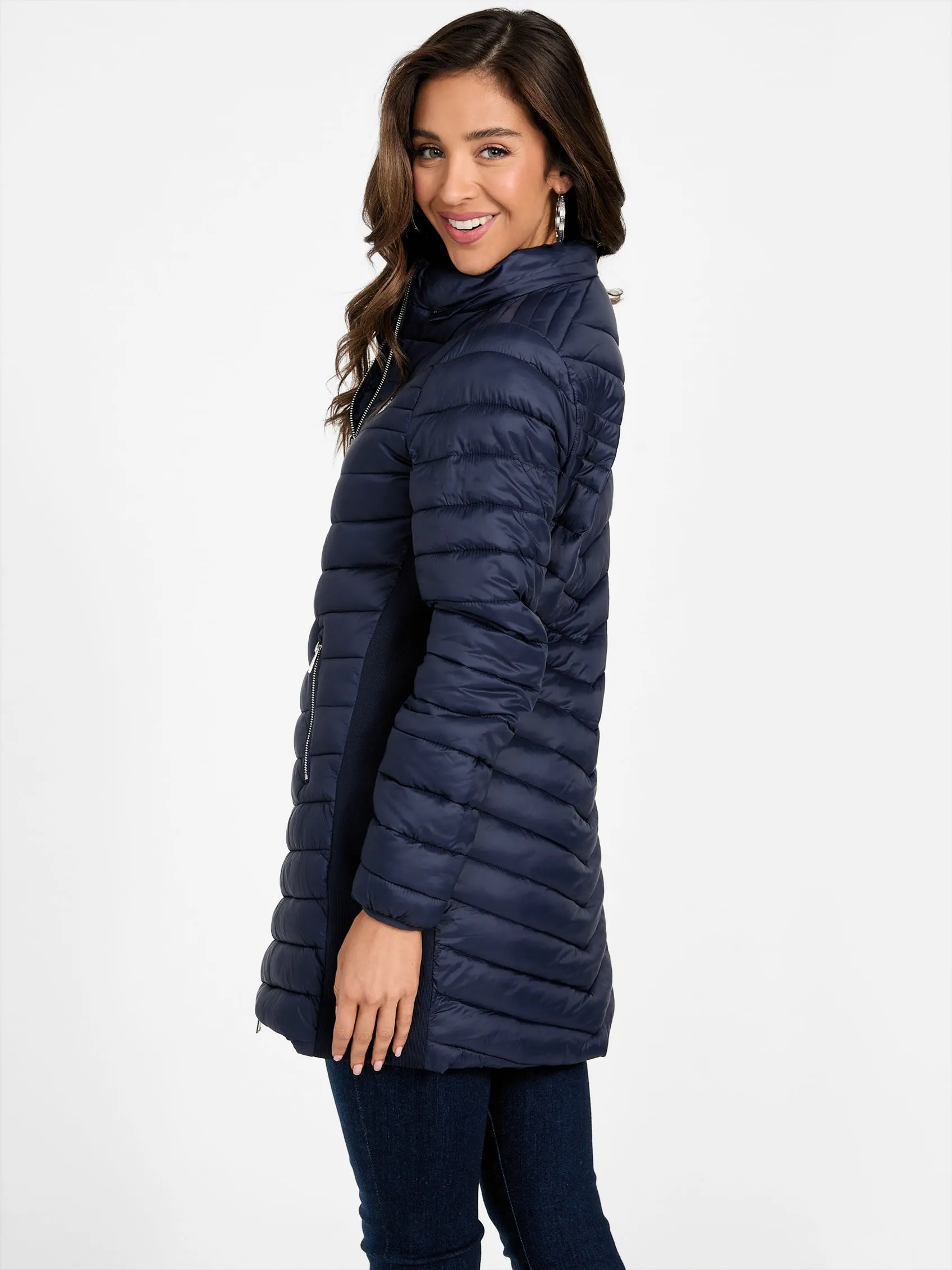 Lacy Puffer Coat