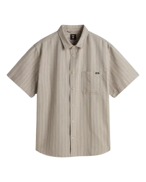 Lawson Stripe Woven Shirt in London Fog & Lemon Icing