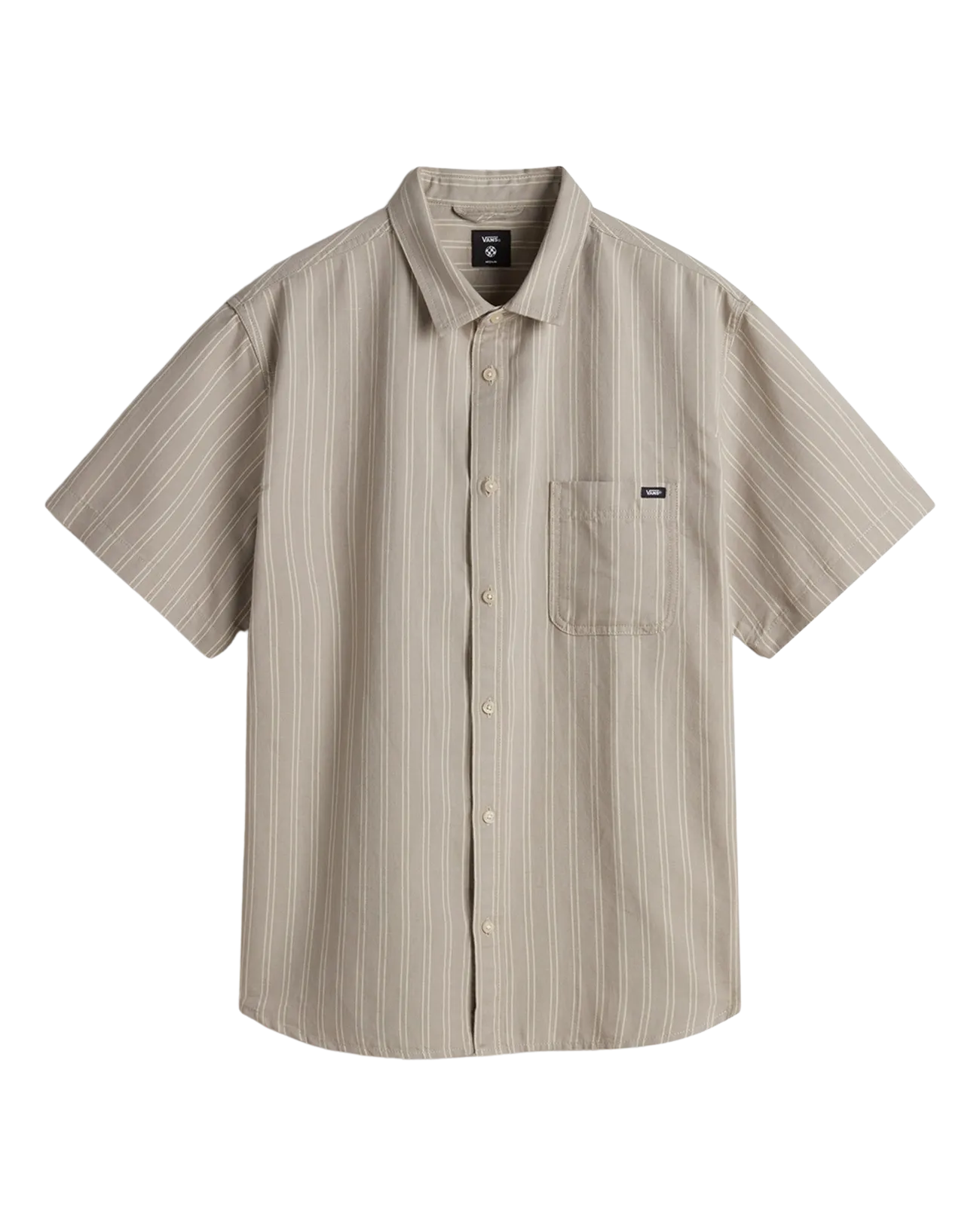 Lawson Stripe Woven Shirt in London Fog & Lemon Icing
