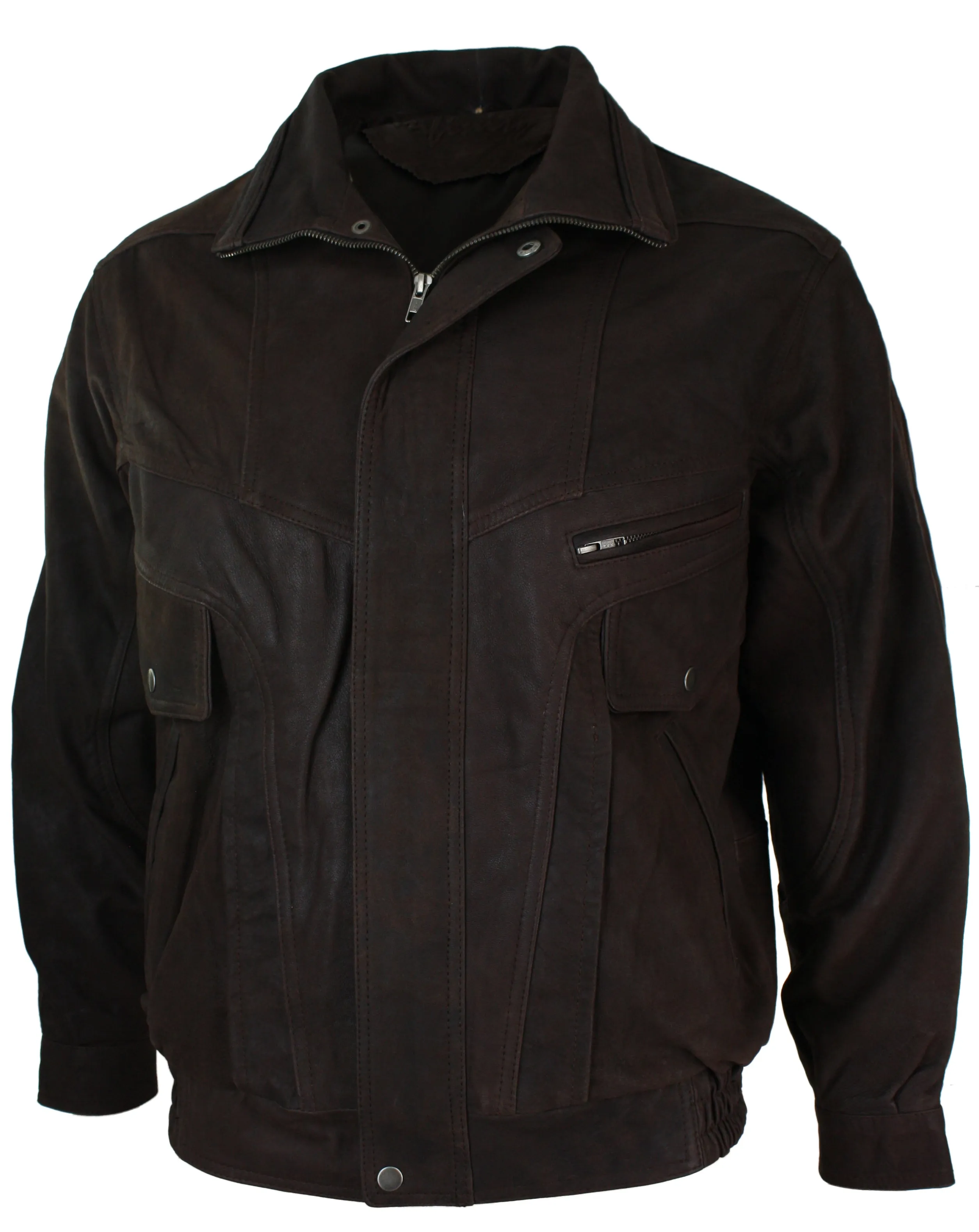 Leather Bomber Jacket