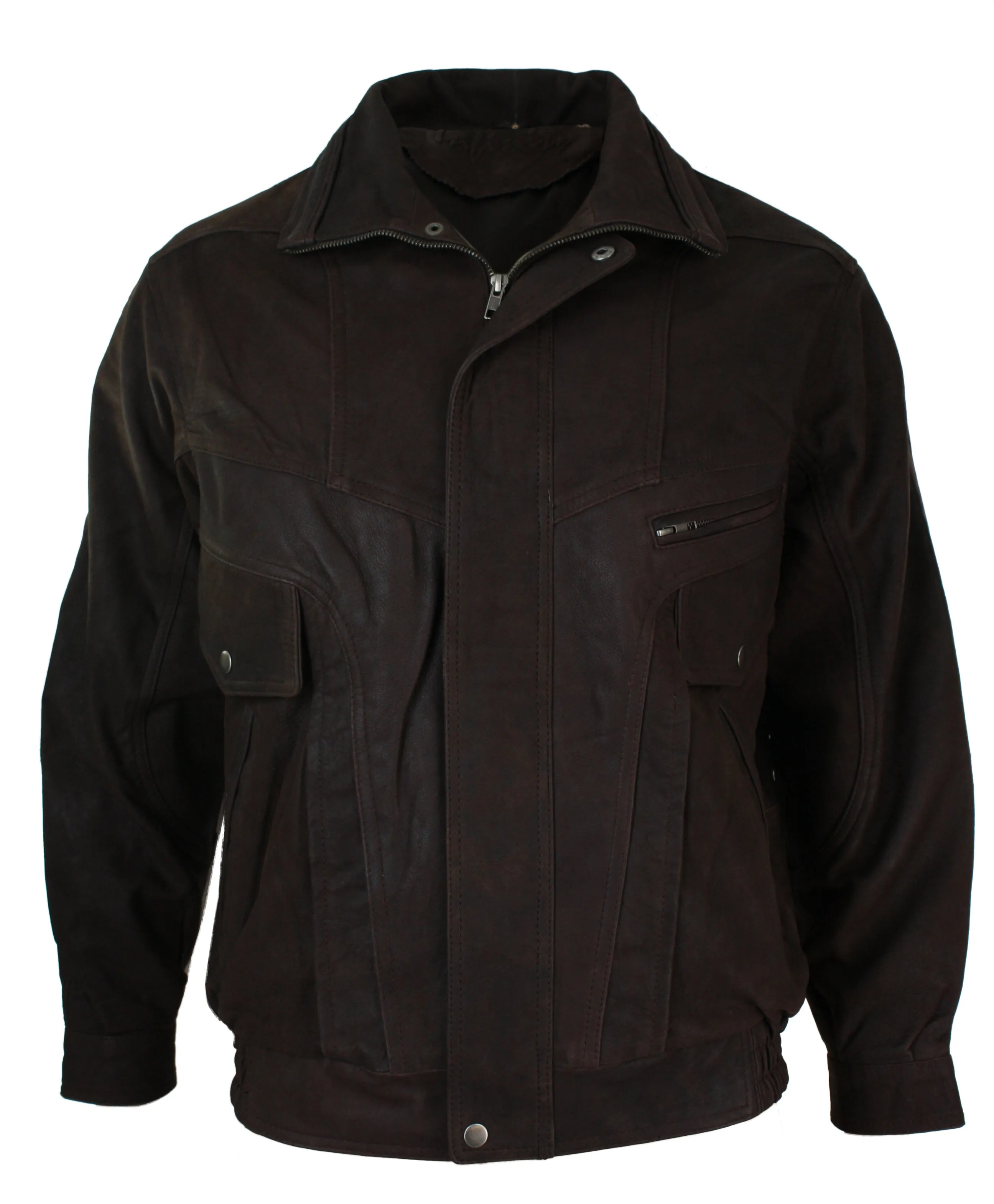 Leather Bomber Jacket