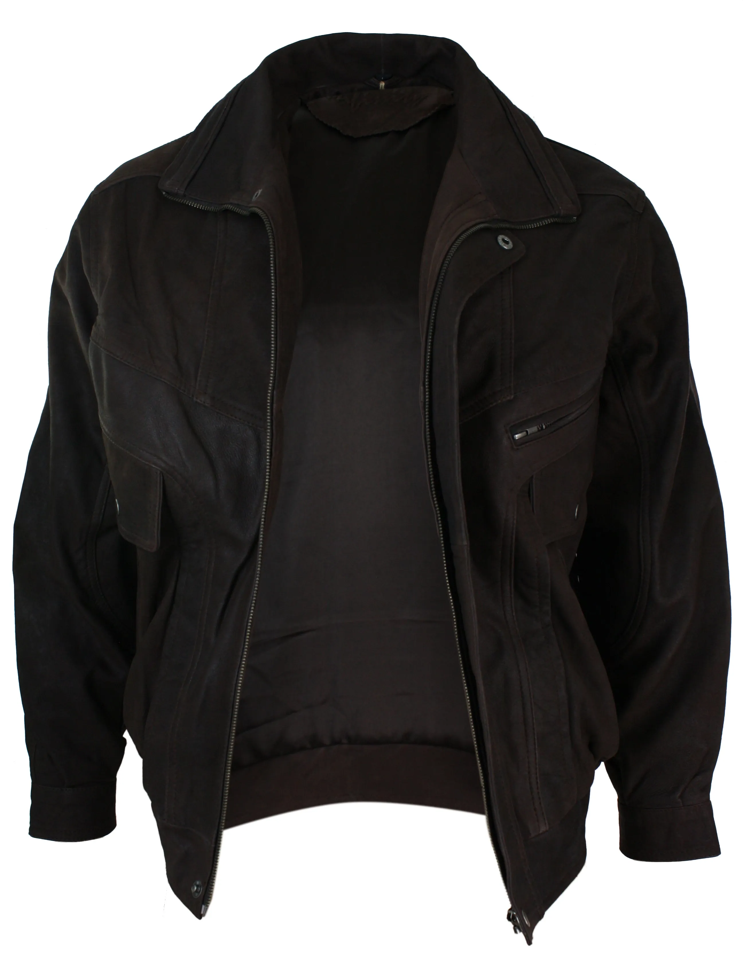 Leather Bomber Jacket