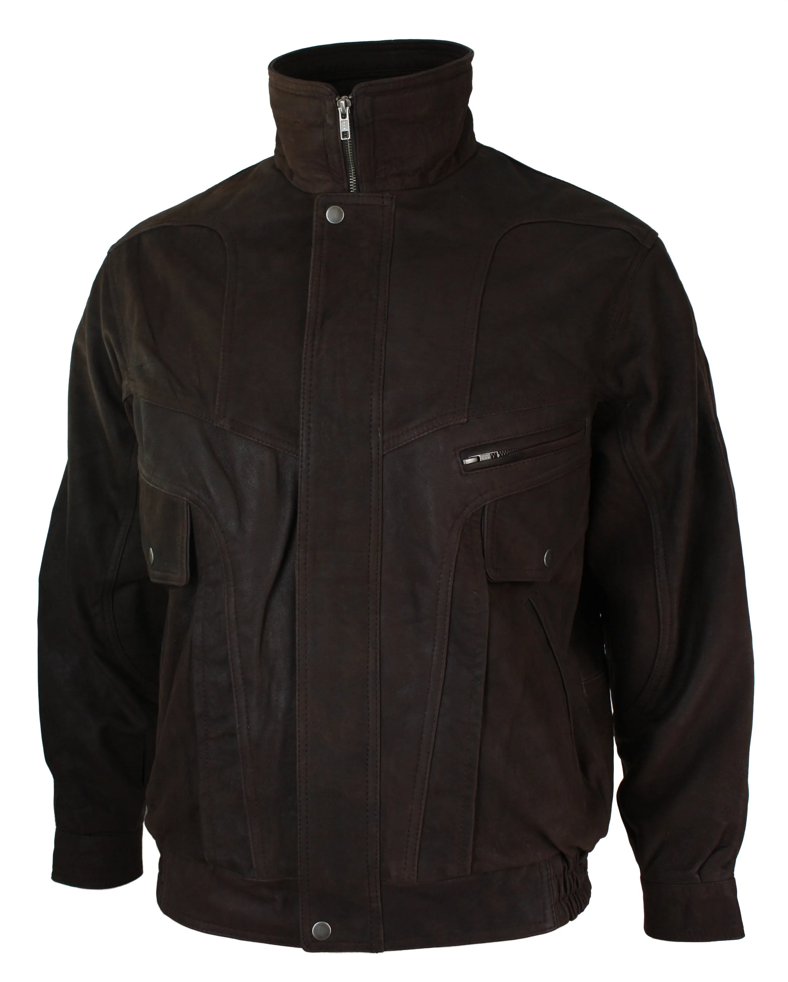 Leather Bomber Jacket