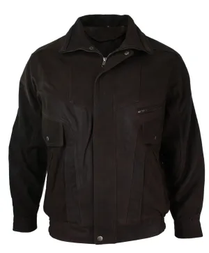 Leather Bomber Jacket