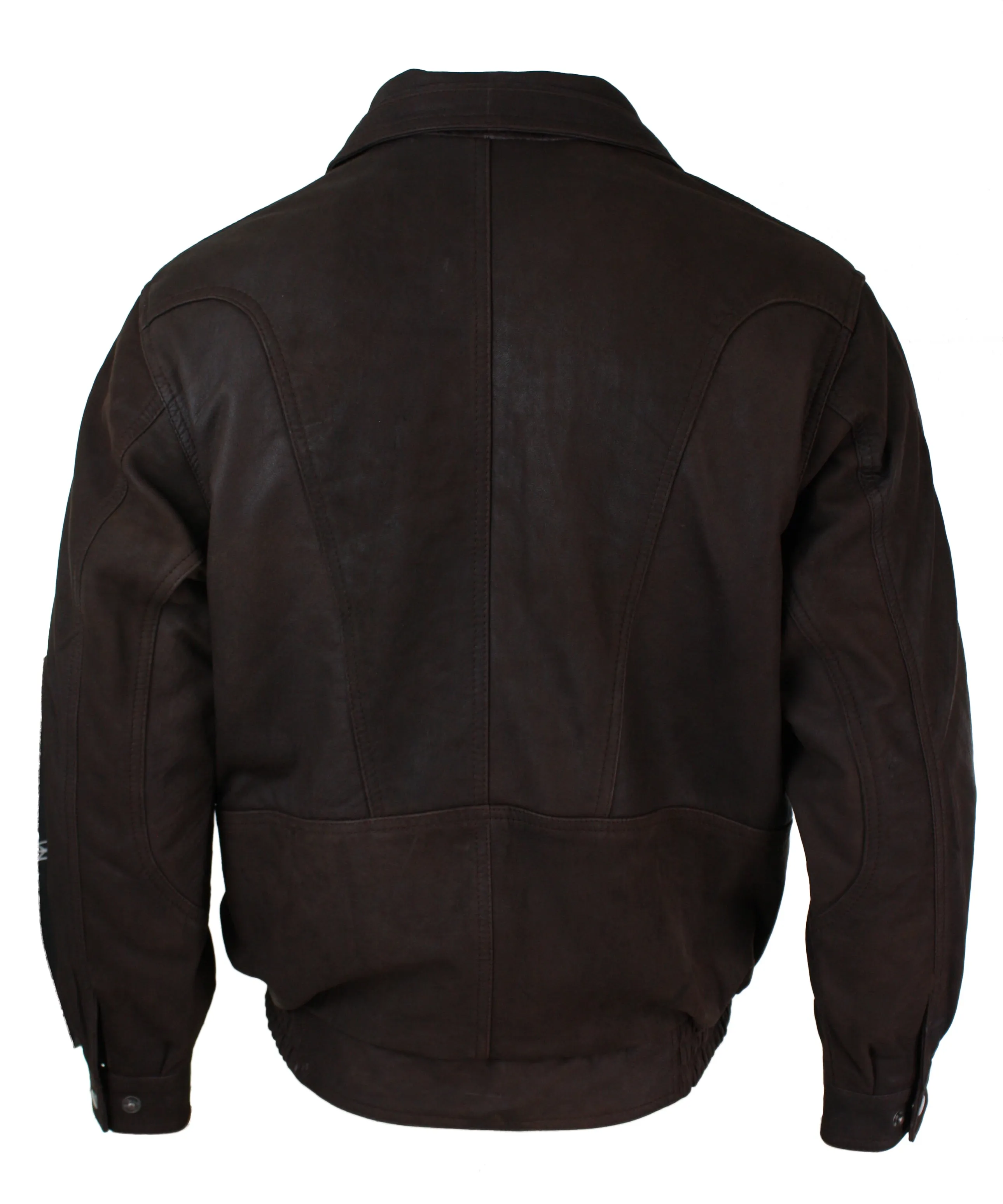 Leather Bomber Jacket