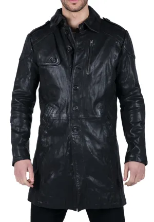 Leather Trench Coat Vintage