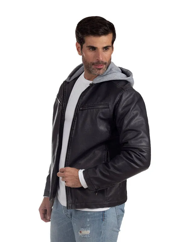 LEE Mens Classic Dean Jacket With Hoodie