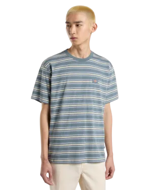 Lewistown Stripe T-Shirt in Stormy Weather