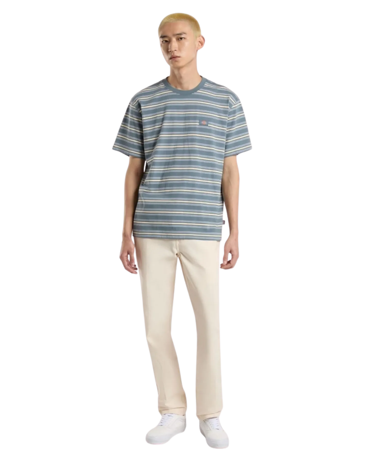 Lewistown Stripe T-Shirt in Stormy Weather