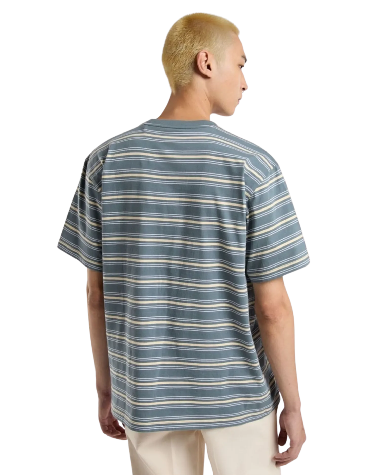 Lewistown Stripe T-Shirt in Stormy Weather