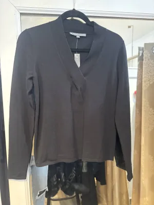 Long Sleeve Sweater In Black