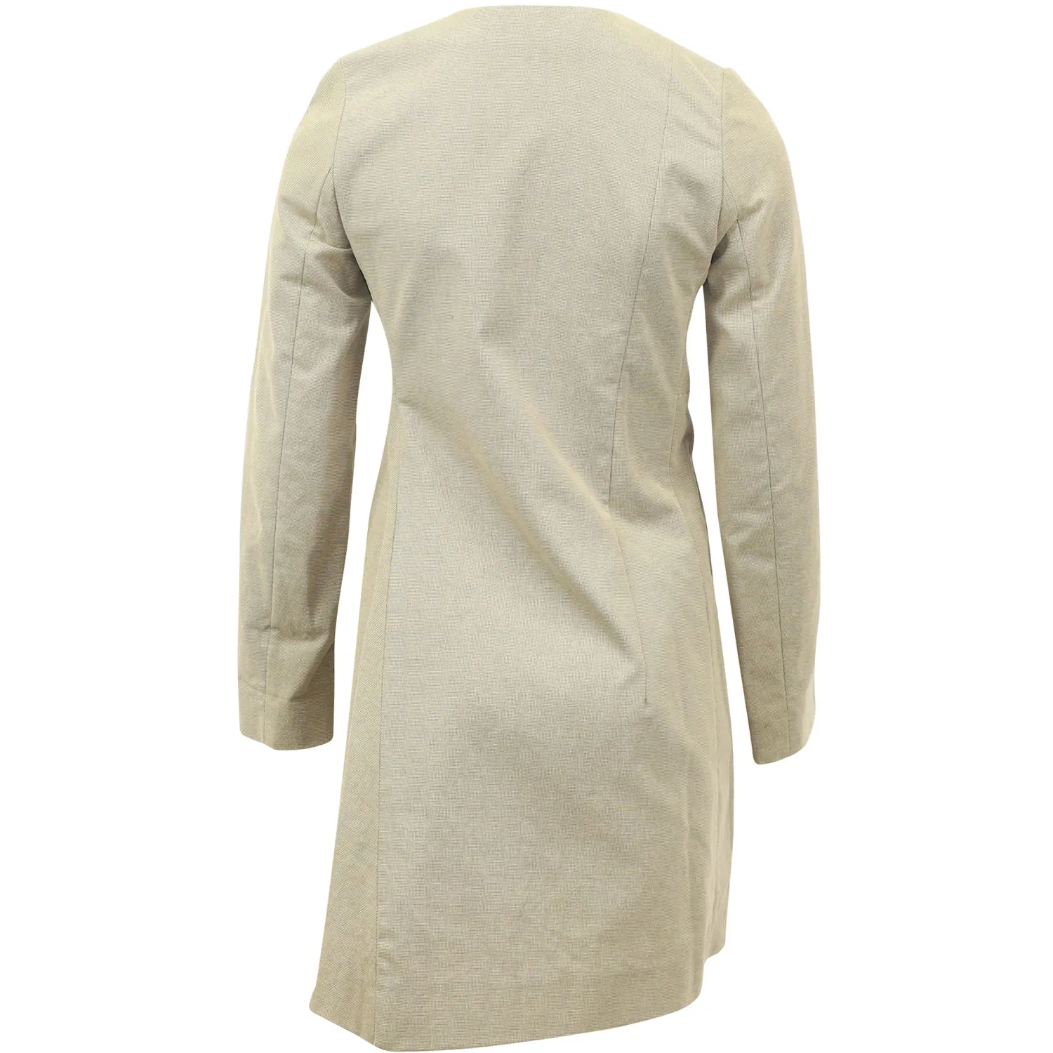 Marni Long Coat in Beige Cotton