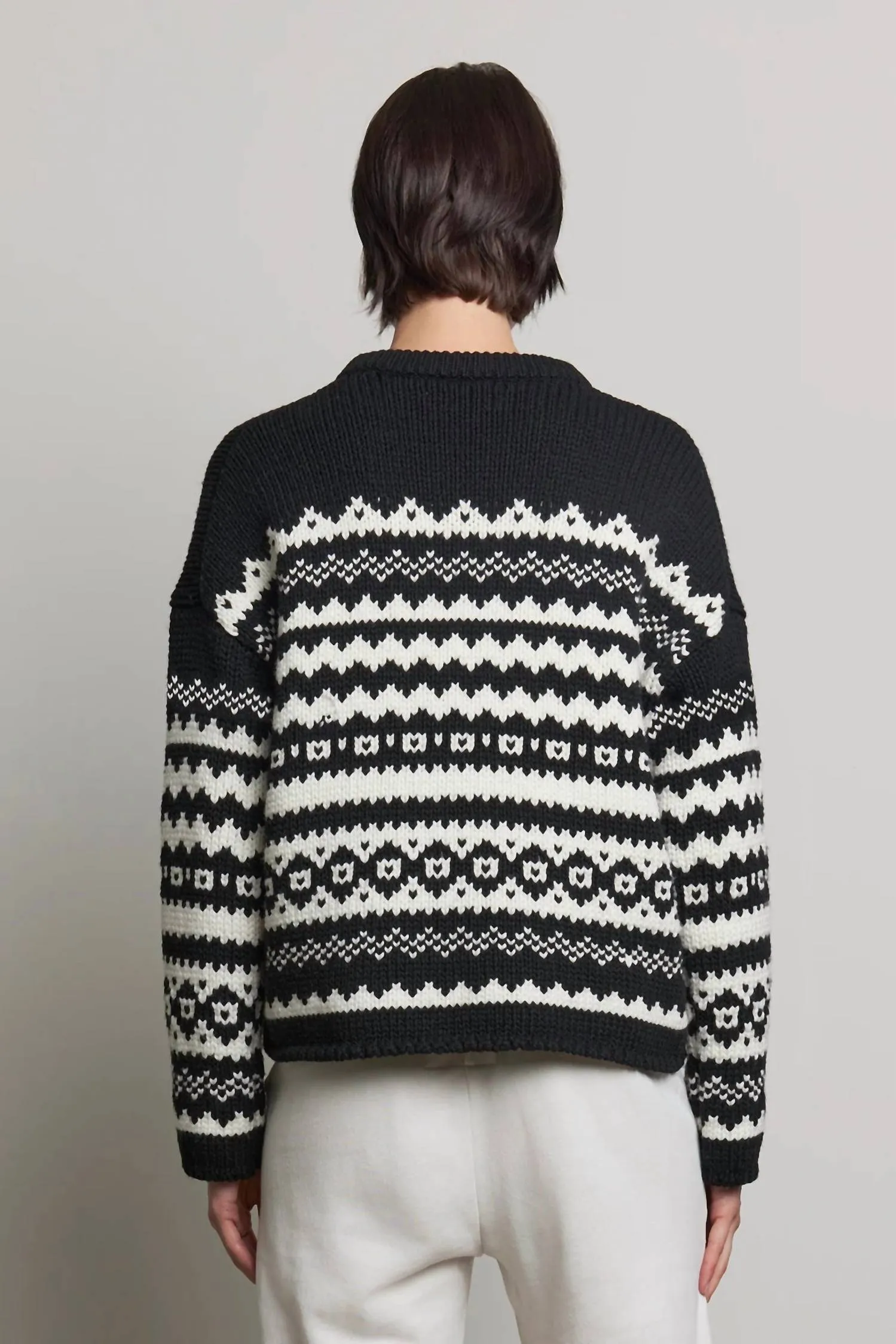 Maywood Sweater In Black/milk