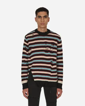 Mega Shred Stripe Sweater Multicolor