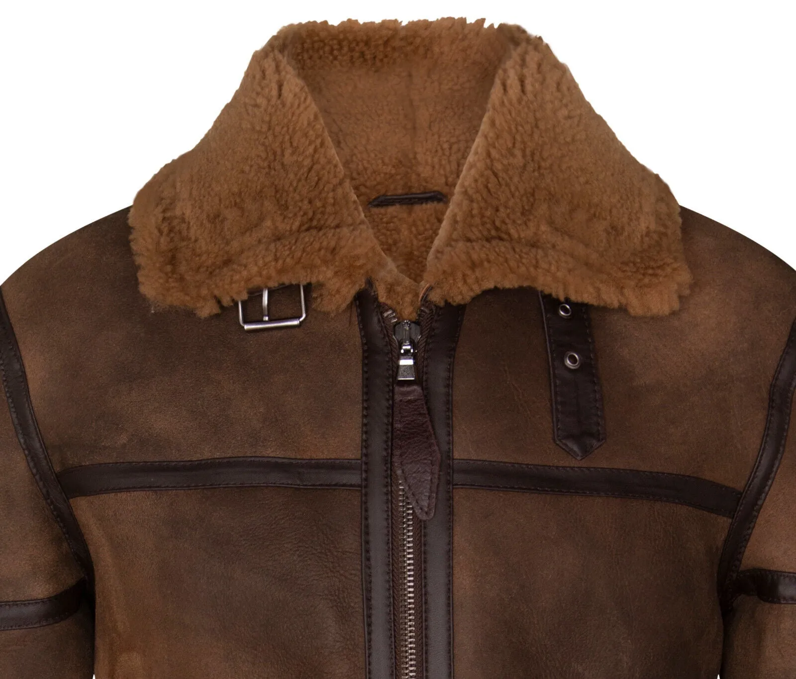 Mens Antique B3 Sheepskin Flying Jacket-Alameda