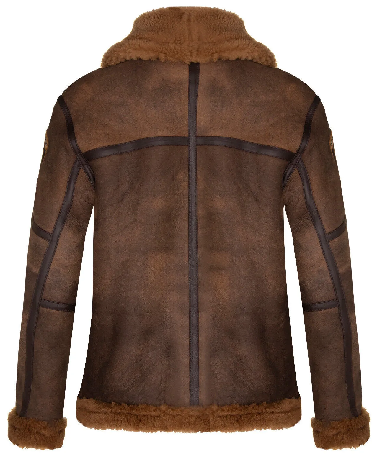 Mens Antique B3 Sheepskin Flying Jacket-Alameda