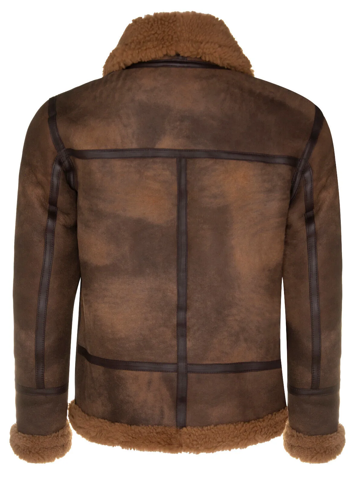 Mens Antique B3 Sheepskin Jacket-Aviles