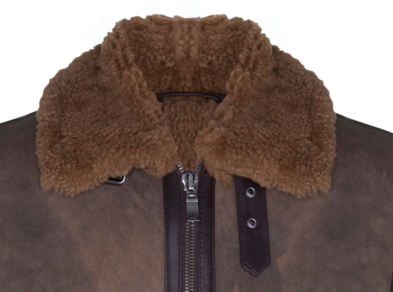 Mens B3 Sheepskin WW2 Bomber Jacket-Arnsberg
