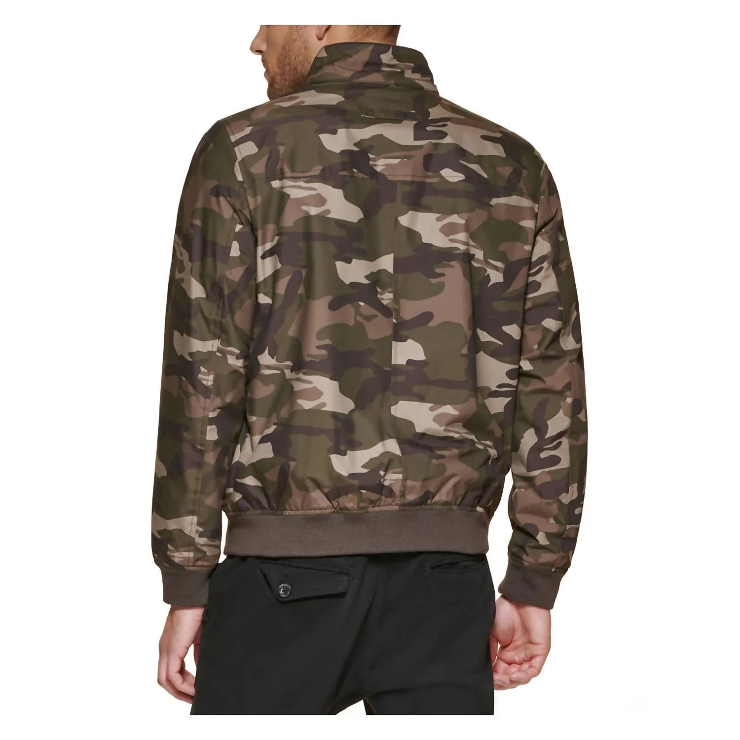 Mens Bomber Jacket In Camouflage