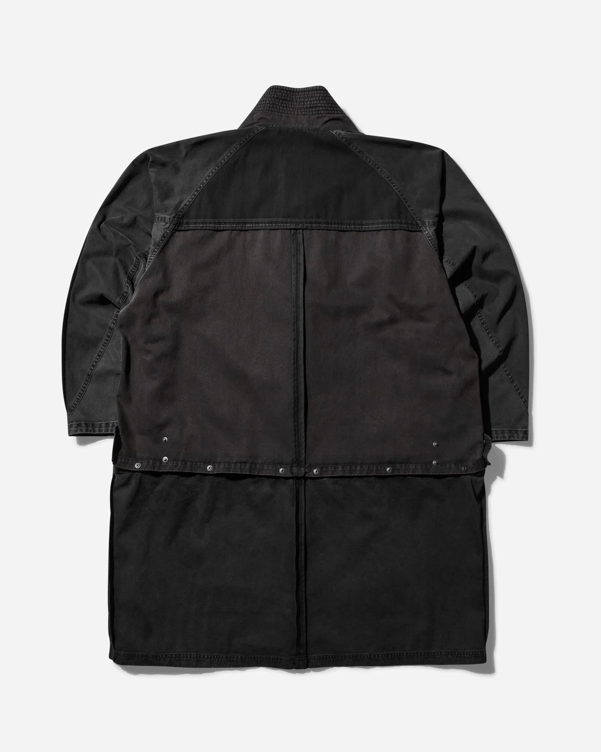 Men's Convertible Patchwork Coat Stone