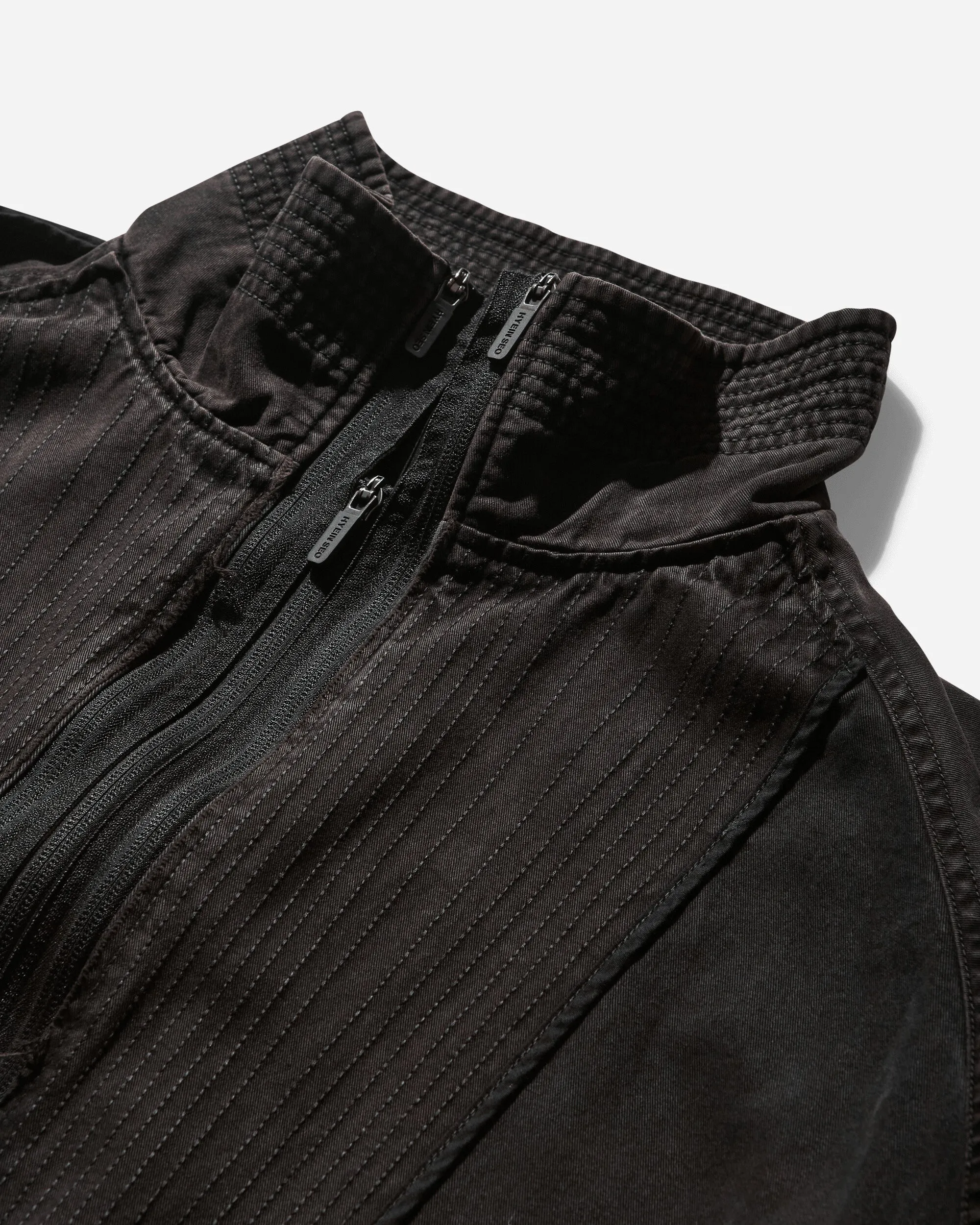 Men's Convertible Patchwork Coat Stone