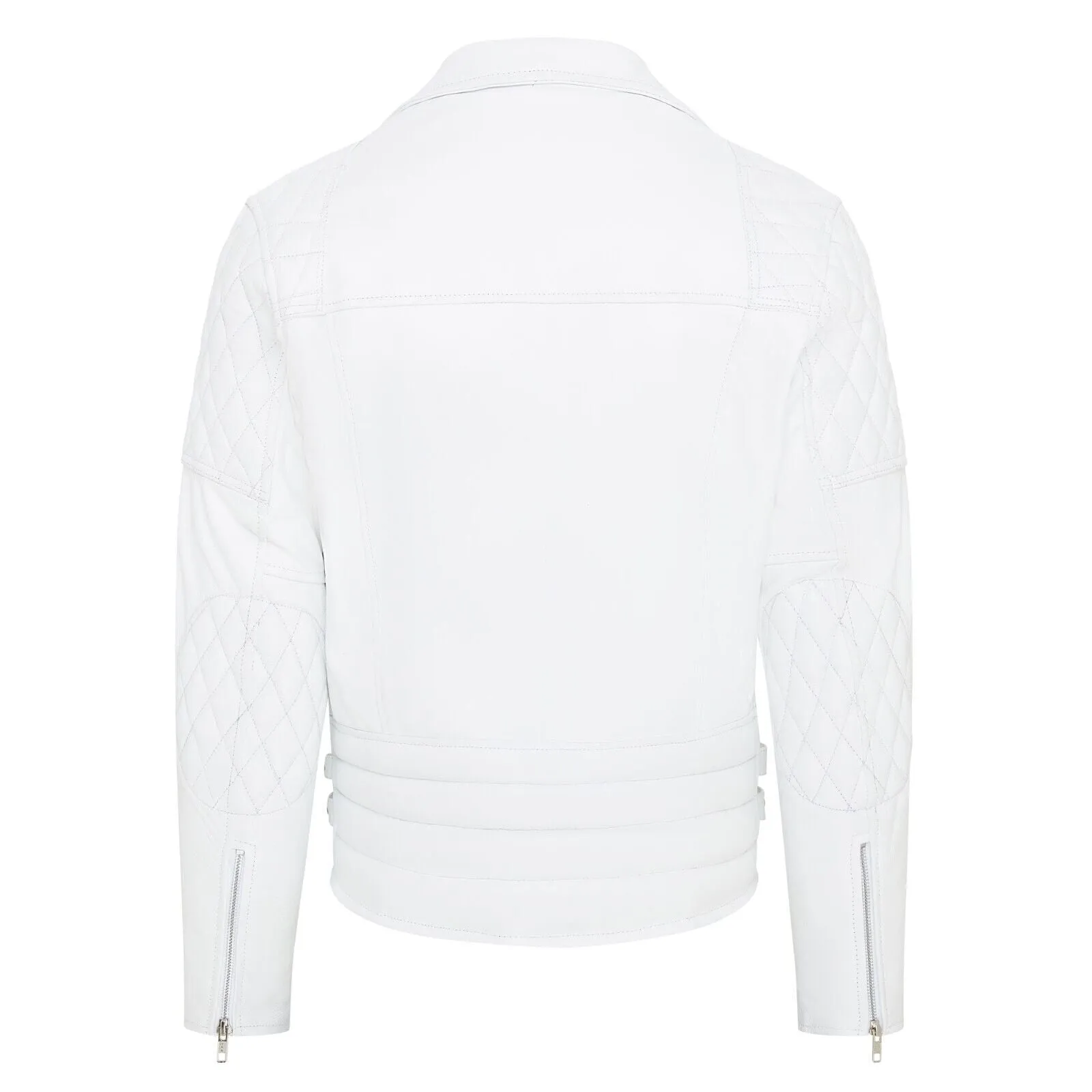 Mens Cowhide Leather Brando Biker Jacket - Garland