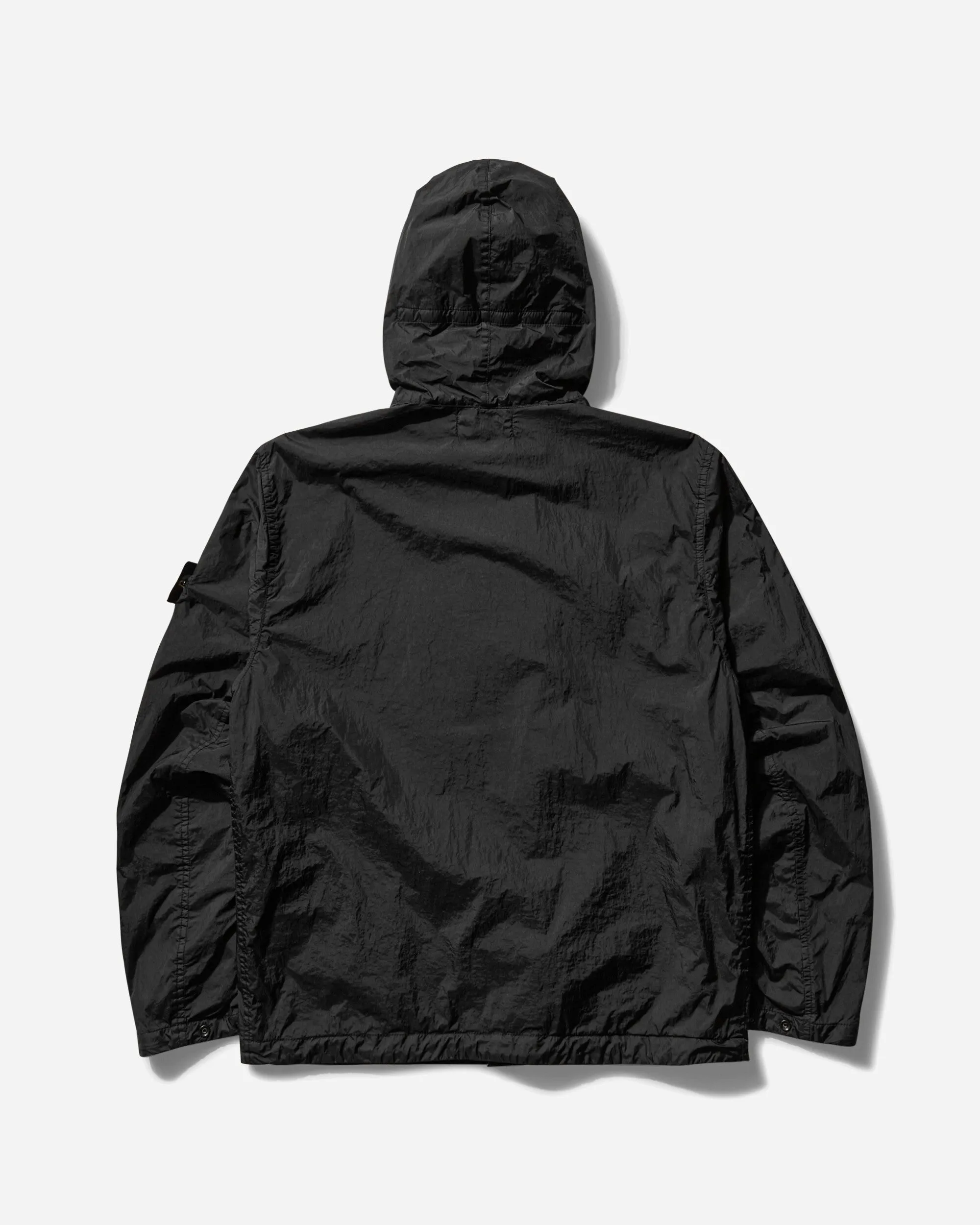 Men's Crinkle Reps R-NY Hooded Jacket Black